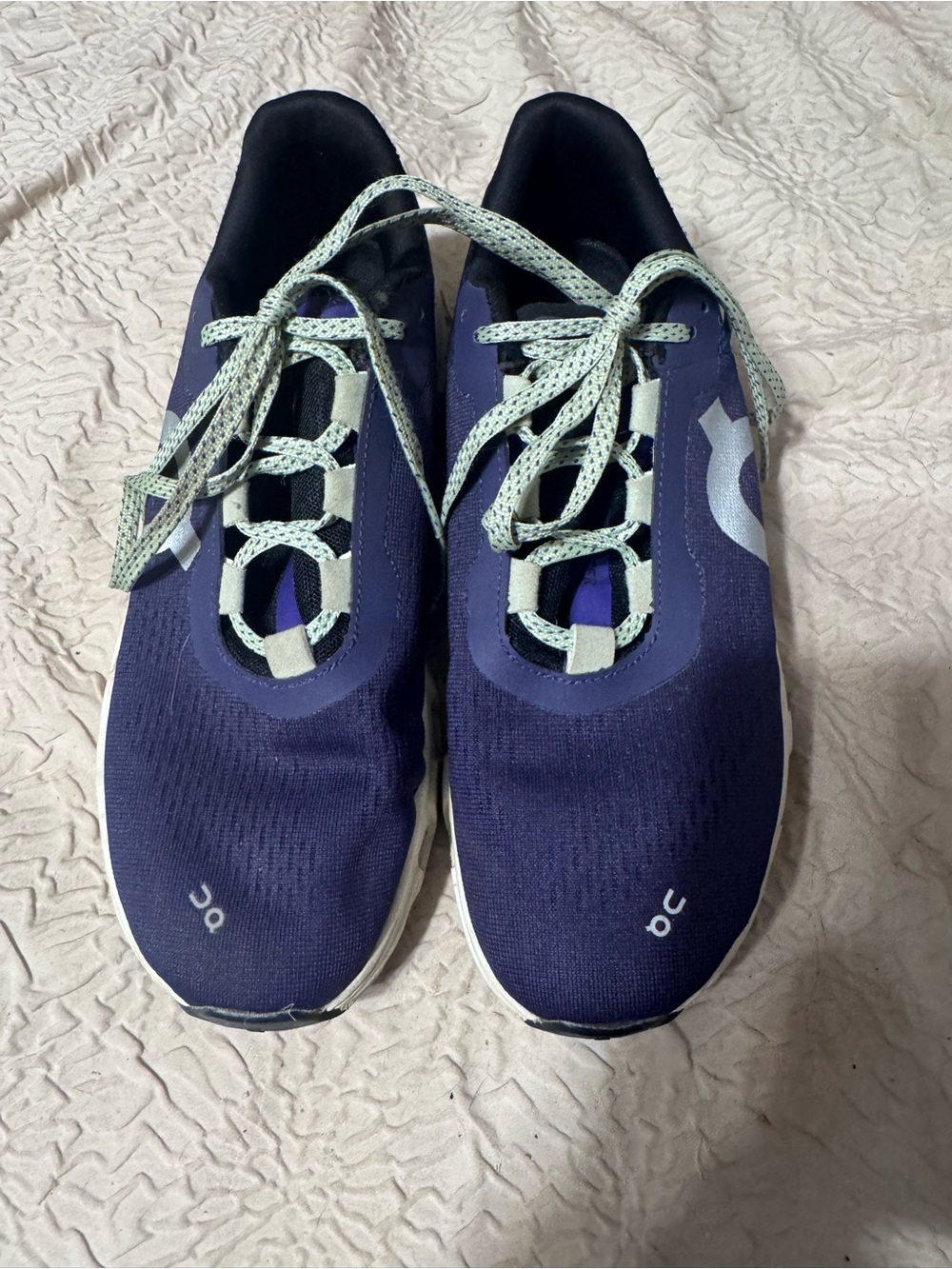 On Cloud Women’s Athletic Shoes - Navy with Light Mint